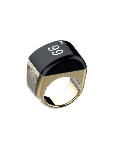 Buy Qibla Ring Tasbih Counter Prayer Reminder - Smart OLED Display Tasbih Ring with Finger Counter,Screen Flip,5 Prayer Time Reminder,Multi-Language Islamic Muslim Ring in Saudi Arabia