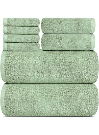 اشتري Premium Bath Towels Set Pack of 8 في الامارات