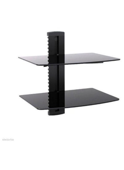 Buy 2-Layer Shelf TV Wall Mount For Below 32 Inch Black in Saudi Arabia