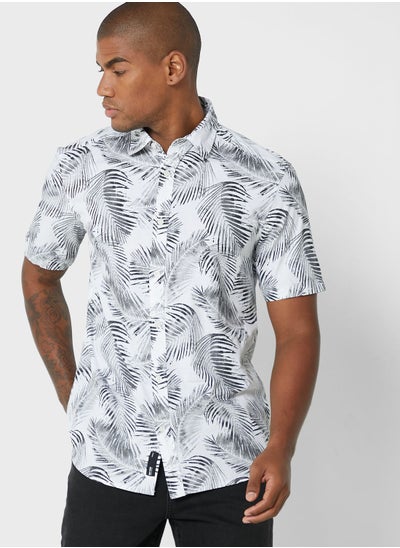 Buy Casual Printed Regular Fit Shirt in Saudi Arabia