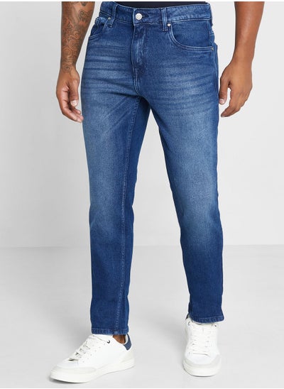 Buy Slim Fit Washed 5 Pocket Jean in UAE