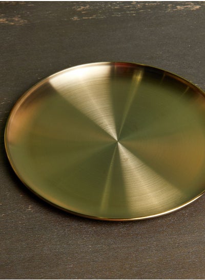 Buy Gold Stainless Steel Display Tray in UAE