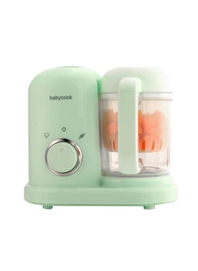 Buy 2-in-1 Baby Food Maker,Baby Food Blender Electric Steamer Food Supplement Cooking Mixing Mini Food Grinder Cooking，Green in Saudi Arabia