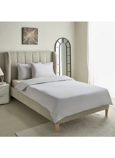 اشتري Purely-percale 2-Piece 300TC Percale Single Duvet Quilt Cover Set 200 x 135 cm في الامارات