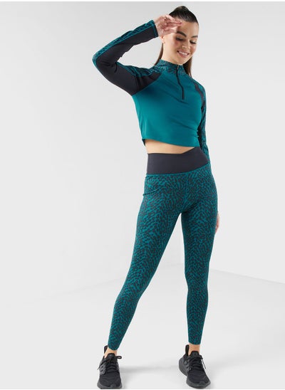 Buy Dvf Gosculpt Wrap Waist Print Leggings in UAE