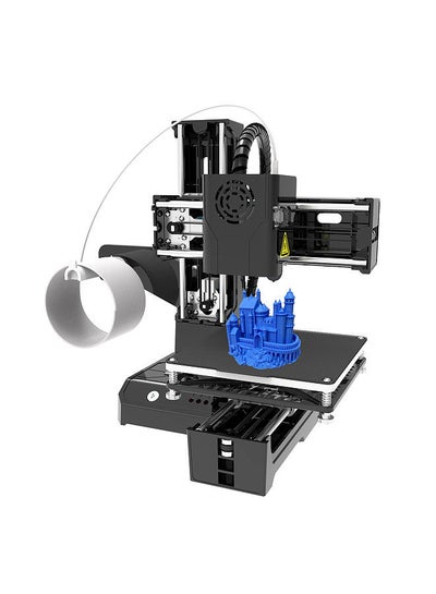 اشتري 3D Printer Mini Desktop Printing Machine for Kids 100x100x100mm Print Size Removable Platform One-Key Printing with TF Card PLA Sample Filament for Beginners Household Education في الامارات