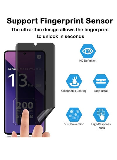 اشتري Full Privacy Glass Screen Protector for Pixel 8 Pro 5G - Black في مصر