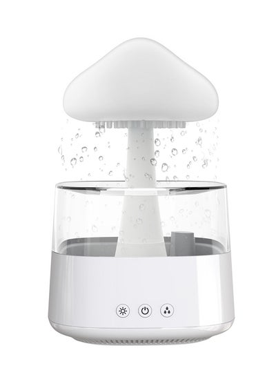 Buy Rain Cloud Humidifier with 7 Colors LED Lights USB Chargeable Mushroom Diffuser for Bedroom and Large Room Essential Oil Diffuser with Auto Shut-Off and Whole House Coverage in UAE