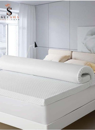 اشتري Premium Quality Super Soft Memory
Foam Topper Single Size 100x200x5 Cm في الامارات