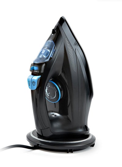 اشتري Cordless Steam Iron With Ceramic Soleplate/ Soft Touch Grip Function /Self Cleaning Button   2400 W  IN 301 Black في الامارات