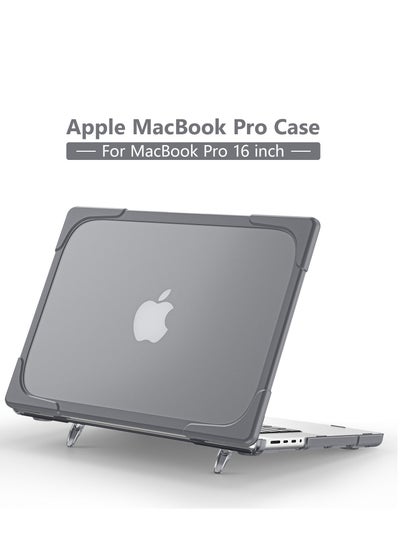 Buy GULFLINK Hard Shell Case Cover with Kickstand Shockproof Function for MacBook Pro (A2485) 2021 16.2 inch in UAE