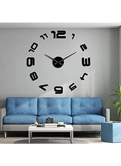 Buy Modern 3D Frameless Large Wall Clock in Egypt