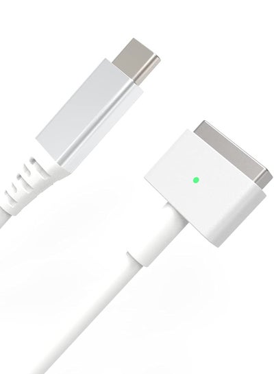 Buy Type C USB C to Magnetic (T-Tip) Cable for MacBook Air Pro After 2012 Year, White in Saudi Arabia