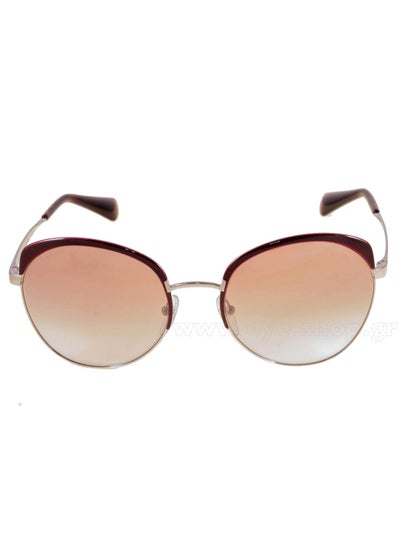 Buy Full Rim Tortoise Round Women Sunglass -SPR54S UF6-4O0 - Lens Size: 59 mm - Silver in Saudi Arabia