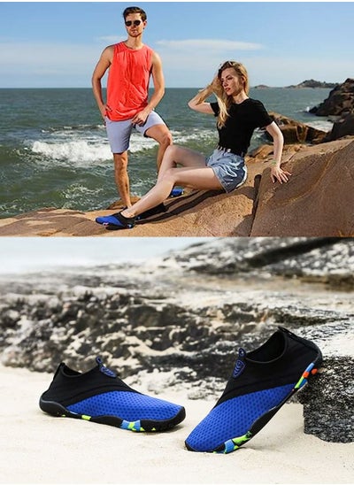 Buy Excellent Water Sports Shoes, Swimming Shoes Diving Shoes Beach Shoes Surfing Sneakers, Quick Dry, Comfortable Aqua Footwear, Perfect for Swimming, Beach, Pool, River, Yoga, Boating, Outdoor, Hiking in Saudi Arabia