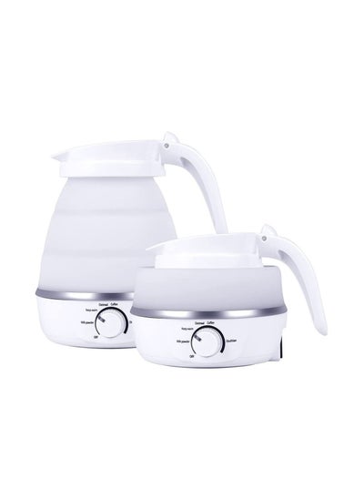 Buy Foldable Electric Kettle, Mini Foldable Kettle, 600ml with 5 Adjustment Modes, Detachable Power Supply, Mini Electric Kettle for Hiking Camping and Indoor Food Grade Silicone in Saudi Arabia