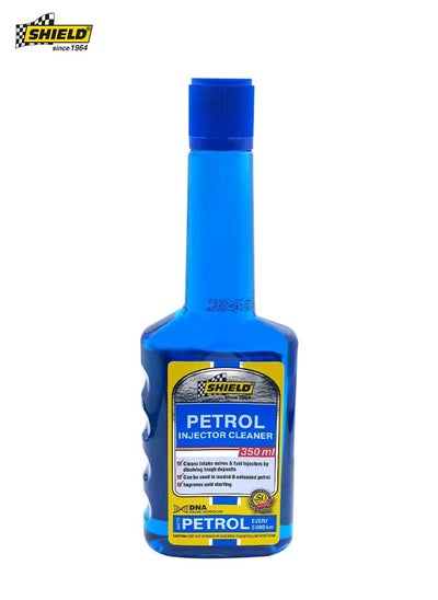 اشتري Petrol Injector Cleaner 350ml Cleans Intake Valves Fuel Injector Improves Cold Start For Leaded/Unleaded Petrol SHIELD SH208 في السعودية