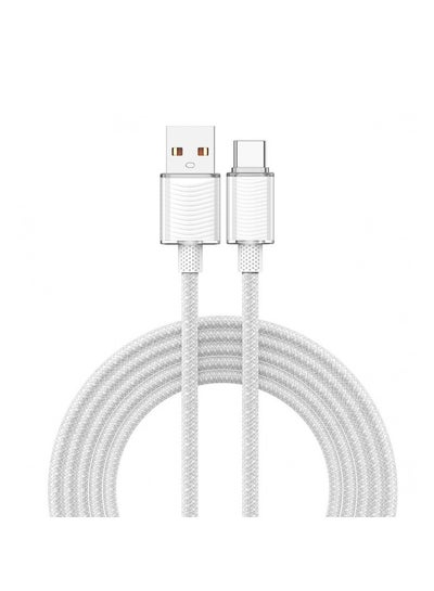 Buy CABLE VIDVIE CB4024t USB/TYPE-C 1.2M WHITE in Egypt