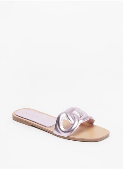 اشتري Slip On Flat Sandals في السعودية