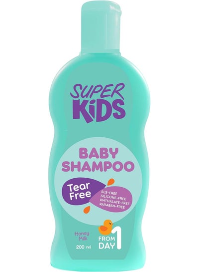 Buy Super Kids Baby Shampoo Honey Milk 200 ML in Egypt