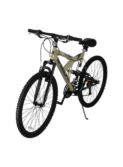 اشتري شوغون روك دراجة مناسبة للجبال رياضية عالية الأداء للرجال باللون الأبيض والأسود مقاس 26 بوصة 02622 في السعودية