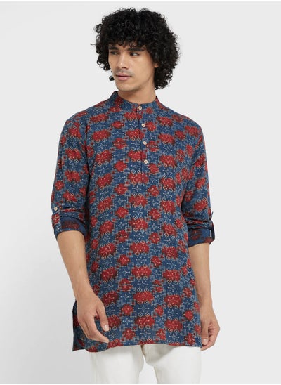 اشتري Printed Long Kurta في الامارات