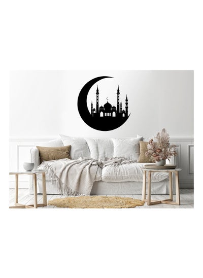 Buy Indian mosque Wood Wall art 80x80 Black in Egypt