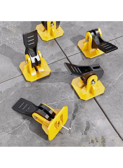 اشتري Tile Leveling System Kit, 50 Pcs Reusable Tile Levelers with 50 Pcs Replaceable Spare Steel T-Pin, Tile Tools for Installation Tile Installation Leveler Tool Set for 8-12mm Tiles, Wall & Floor في الامارات