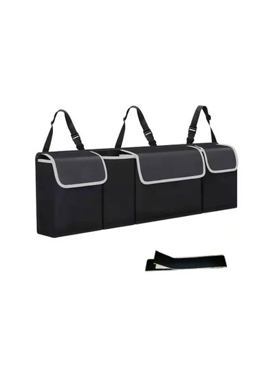 Buy Car Trunk Hanging Organizer, Backseat Storage Bag 3 Adjustable Shoulder Straps Foldable Car Trunk Grocery Organizer Accessories for Car SUV Van in UAE