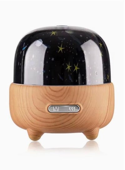 Buy Dream Star Projector Aromatherapy Humidifier Night Light Interesting Rotating Starry Moonlight Projector, Suitable for Children's Bedroom Decoration.（brown ） in Saudi Arabia