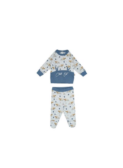 Buy High Quality Cotton Blend and comfy  Baby Pajama Set " Long Sleeve T-Shirt + Pants " in Egypt