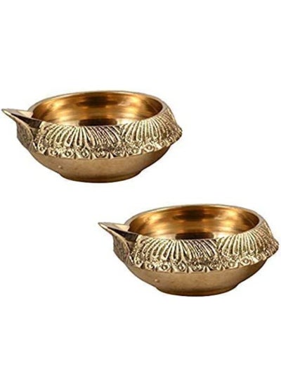 Buy Brass Diya Diwali Diyas Diya Lamp for Pooja Kuber Deepam Deepak for Diwali Decorations Indian Diwali Gifts in UAE