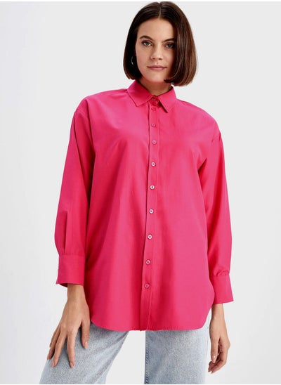 Buy Button Down Tunic Shirt in Saudi Arabia