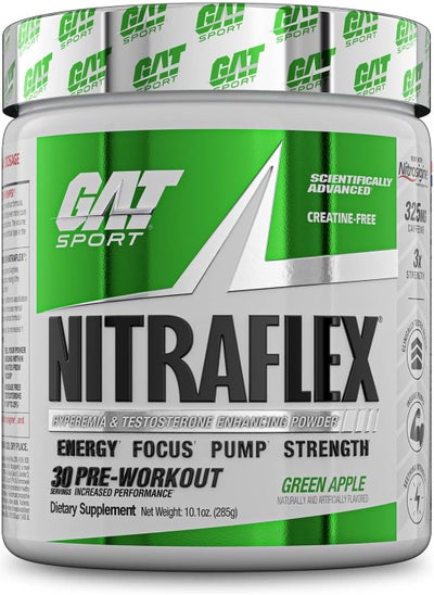 Buy Nitraflex Pre Workout Green Apple 30 in UAE