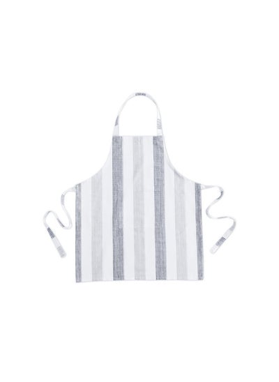 Buy Aelia Stripe Apron 60X70cm - Grey in UAE