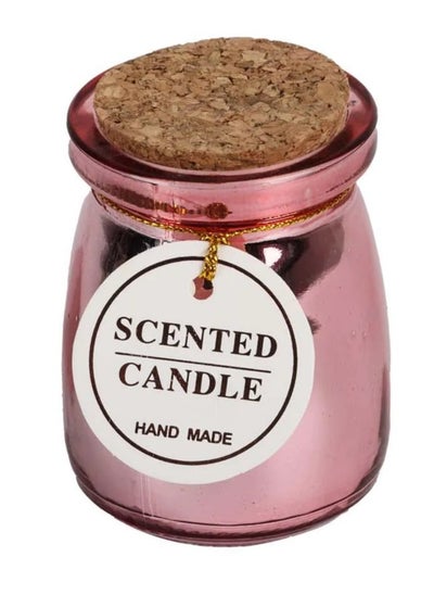 Buy Scented Candle Pink Wax 1Pcs in Egypt