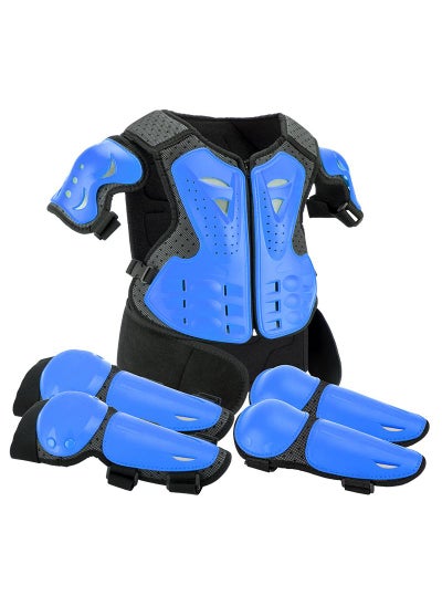 Buy Children's Balance Bike Armor Cycling Suit Off-Road Motorcycle Chest Armor Anti Drop Vest Set in Saudi Arabia