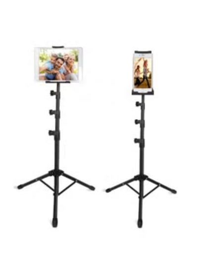 Buy "ELTRAZONE Adjustable Floor Stand for Mobile Phones and Tablets – Universal Tripod for 4.7" to 12.9" Devices" in UAE