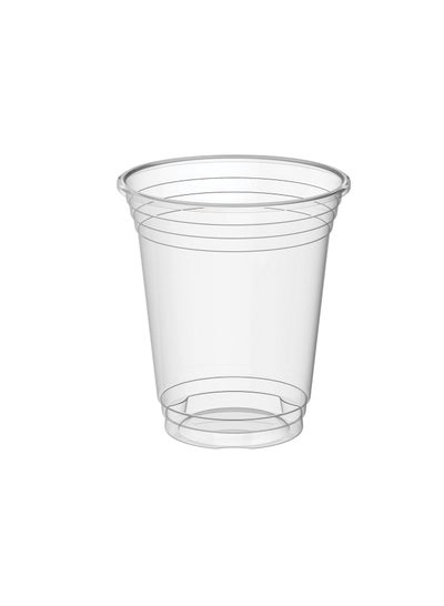 Buy 50-Piece Disposable Plastic Cups 8 OZ Clear in UAE