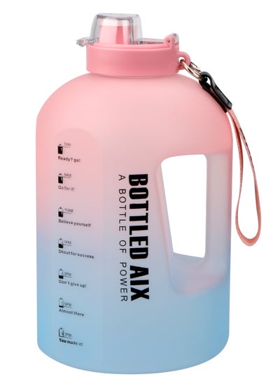 Buy Sports Water Bottle Large 2 Litre BPA-Free Drinking Big Jug for Outdoor Training Bodybuilding Gym Camping and More in UAE