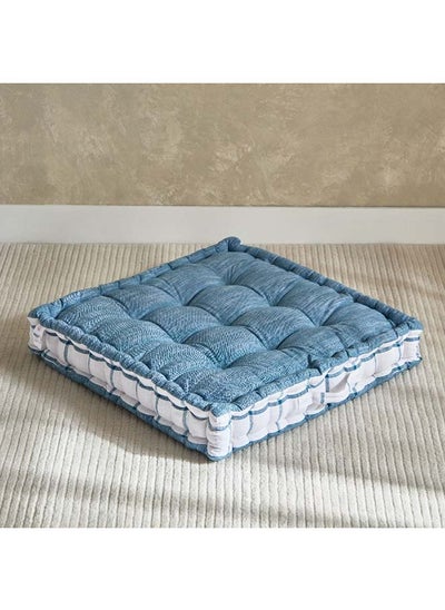 Buy Harley Azure Floor Cushion 60 x 60 cm in UAE