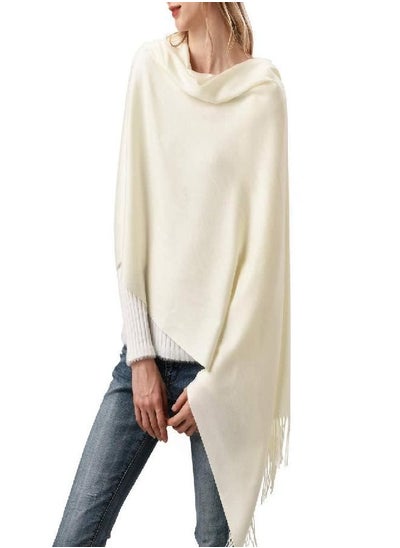 اشتري Womens Winter Scarf Cashmere Feel Pashmina Shawl Wraps Soft Warm Blanket Scarves for Women في الامارات