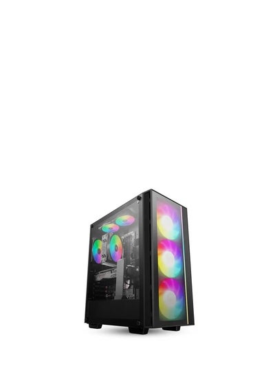 اشتري Nanotech Revolution G6 Gaming PC - Intel Core I5-14400F 10 Cores 16 Threads, NVIDIA RTX 4060 8GB, 32GB DDR5 RAM 6000MHz, 1TB SSD Gen 4, 750W 80 PLUS Standard PSU, 240mm Liquid Cooler, Wi-Fi + BT في الامارات