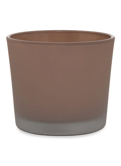 Buy Jewel Candle Holder Brown - 10X9Cm in UAE