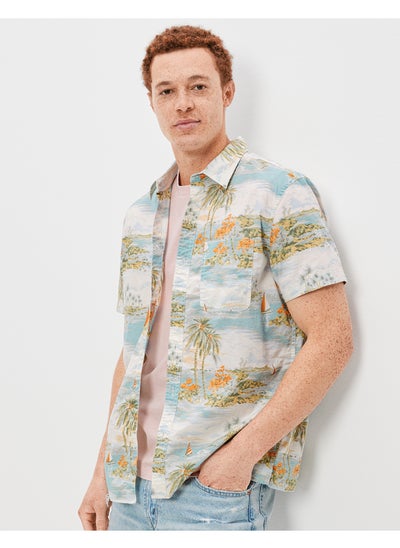 Buy AE Tropical Button-Up Resort Shirt in Egypt