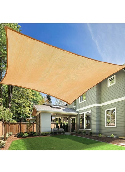 Buy Sun Shade Sail Rectangle Canopy for Patio Backyard Lawn Garden in UAE