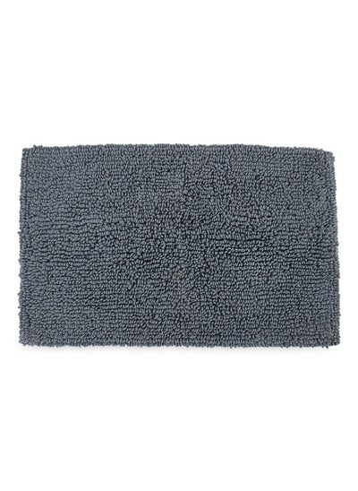 Buy Chunky Loop Bath Rug, Indigo - 85X2 Cm in UAE