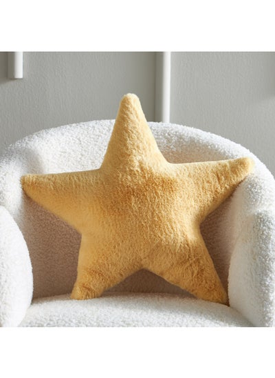 Buy Playland Star Rabbit Fur Cushion 42 x 42 cm in UAE