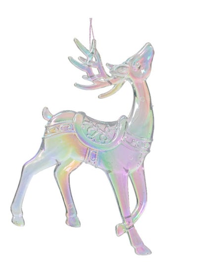 اشتري Kaemingk Figurines Acrylic Deer, 11cm, 1 Piece في الامارات