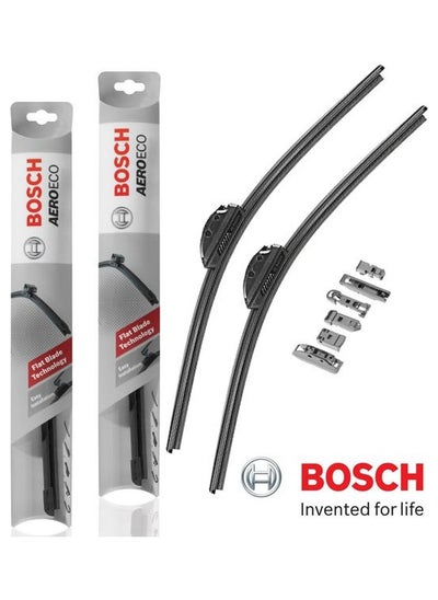 Buy Aeroeco Front Window Wiper Blades Driver Side And Passenger side For Audi A3 Sportback Sep 2012 - 2023 in UAE